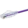 Unirise Usa Unirise 1 Foot Cat6 Snagless Clearfit Patch Cable Purple - High 10170
